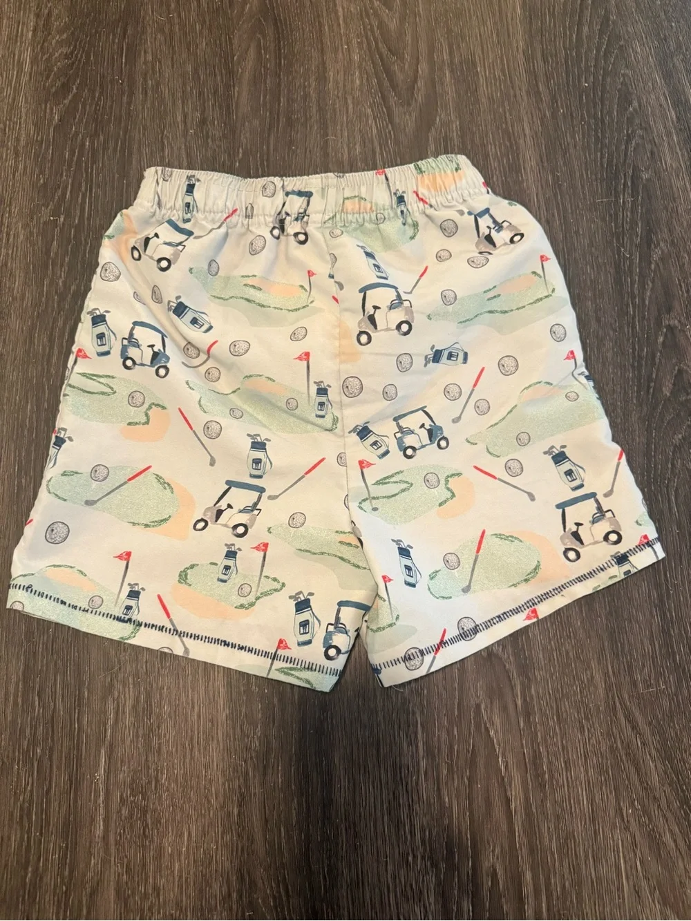 Boys 4T - 5T Mud Pie Golf Print Kids Swim Trunks!